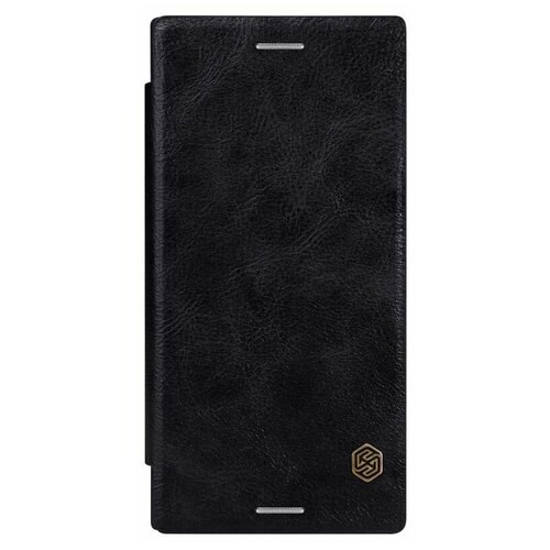 Чехол книжка кожаная Nillkin Leather Qin Sony Xperia Xz/Xzs (черный)