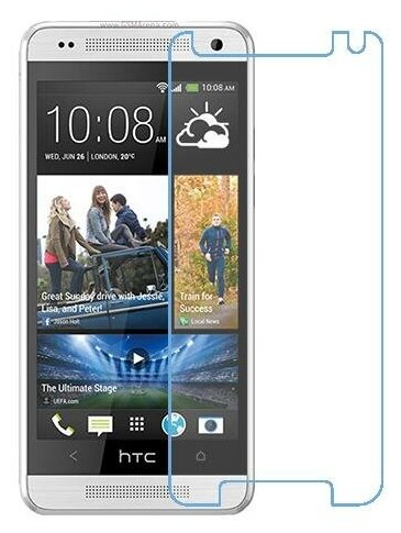 HTC One mini защитный экран из нано стекла 9H одна штука