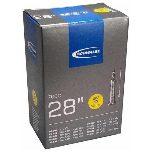 Камера. 28 спорт SV17 (28//635) IB 50mm. SCHWALBE велокамера kenda 28 700x28 45c 28 47 622 630 635 a v