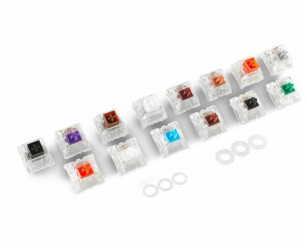 Комплект переключателей клавиш Glorious MX Switch Sample Pack 1190₽