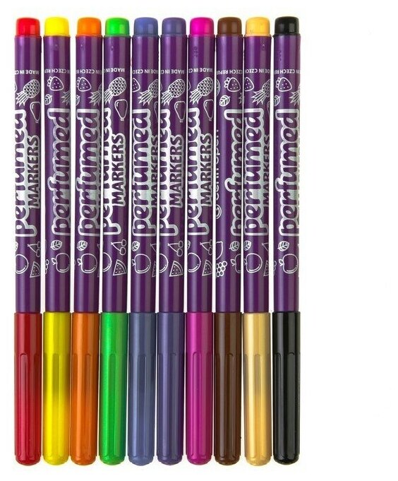 Ароматизированные фломастеры Centropen Perfumes, 10 шт. (2589/10) - фото №4