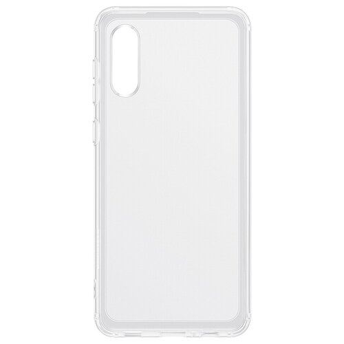 фото Чехол-накладка для samsung galaxy a02 soft clear cover transparent ef-qa022ttegru