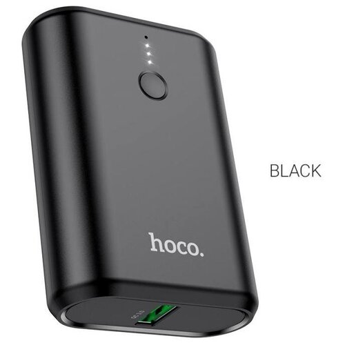 фото Внешний аккумулятор hoco q3 mayflower быстрая зарядка qc3.0, pd20, usb-a 18w (10000mah), черный