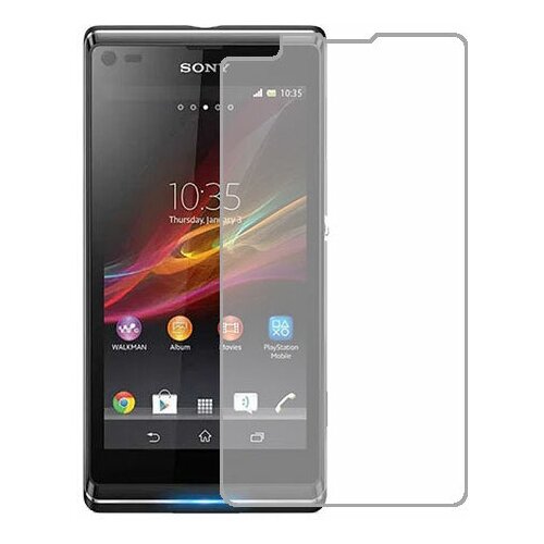 Sony Xperia L защитный экран Гидрогель Прозрачный (Силикон) 1 штука