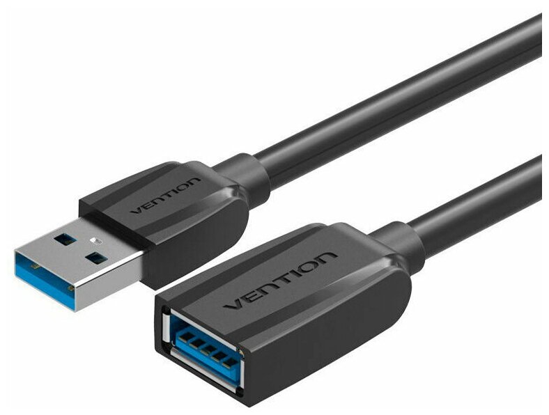 Аксессуар Vention USB 3.0 AM - AF 1.0m Black Edition VAS-A45-B100