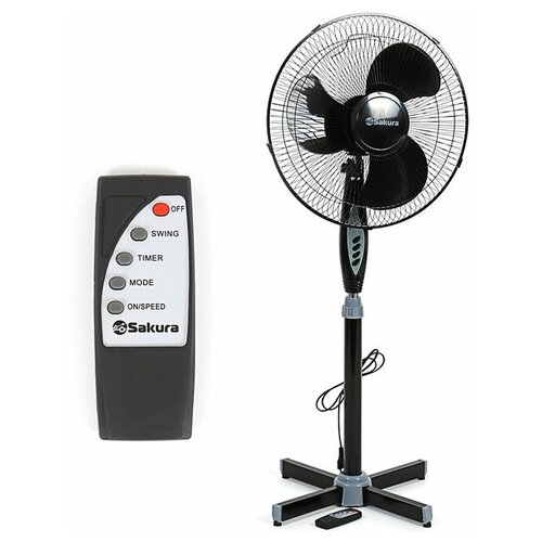 Вентилятор напольный SA-16BK ПДУ таймер 342000₽