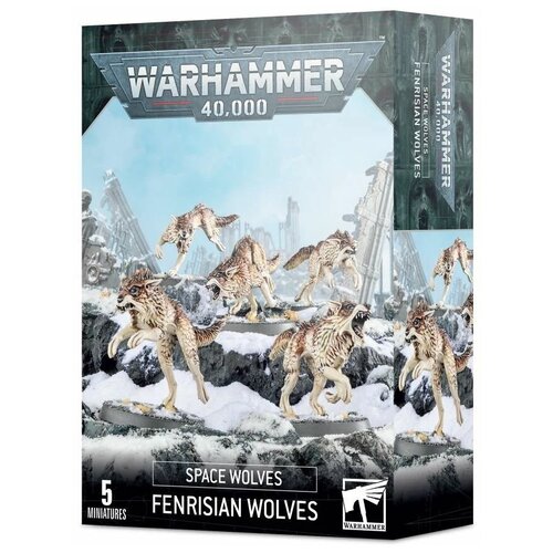 Набор миниатюр для настольной игры Warhammer 40000 - Space Wolves Fenrisian Wolves лайтнер ли сыны фенриса