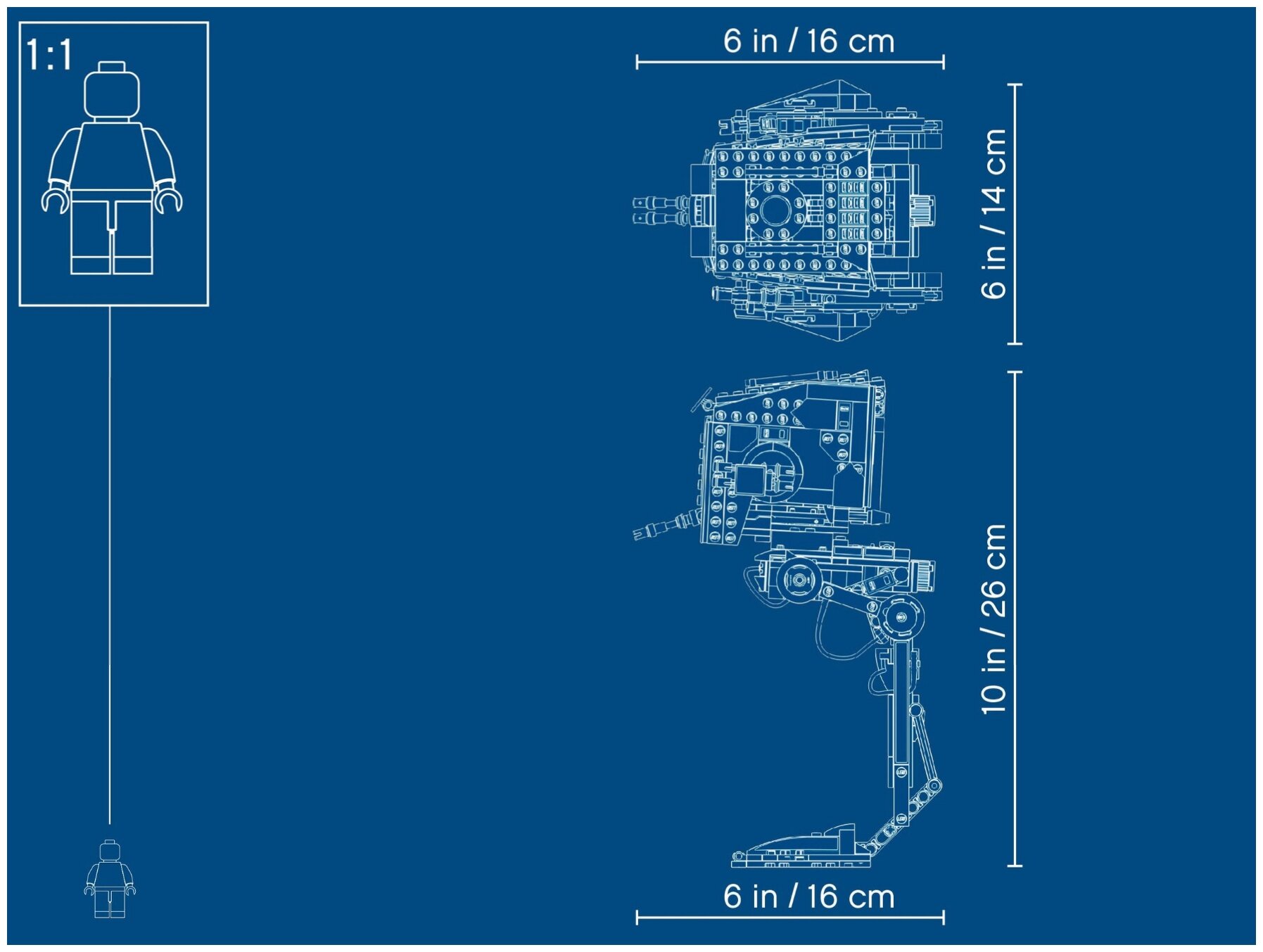 Конструктор LEGO Star Wars TM 75254 Диверсионный AT-ST™ - фото №16