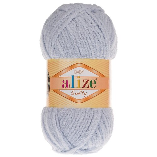 Купить Пряжа для вязания Ализе Softy (100% микрополиэстер) 5х50г/115м цв.416 серый ALIZE