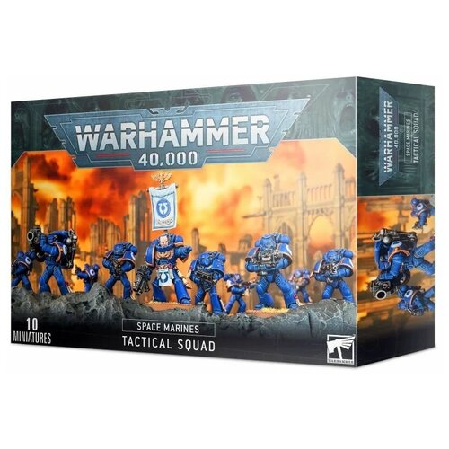 набор миниатюр warhammer 40000 space marines centurion assault squad Набор миниатюр для настольной игры Warhammer 40000 - Space Marines Tactical Squad