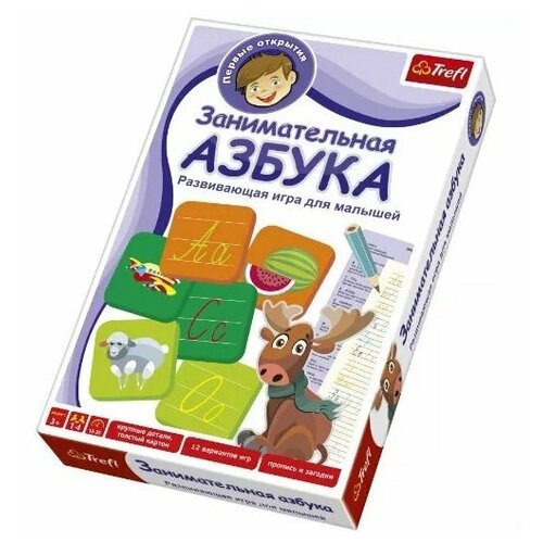 Первые открытия настольная игра Занимательная Азбука, от 3-х лет 01101T