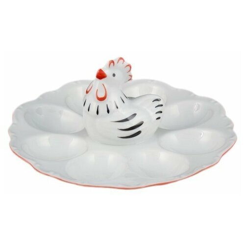 Поднос для яиц 21 см Курица Корона / 098252