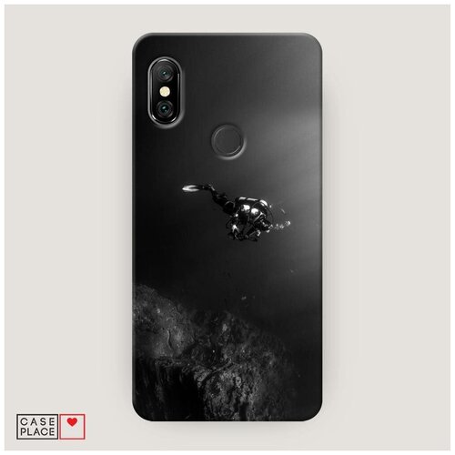 фото Чехол пластиковый xiaomi redmi note 6 pro хобби дайвинг case place