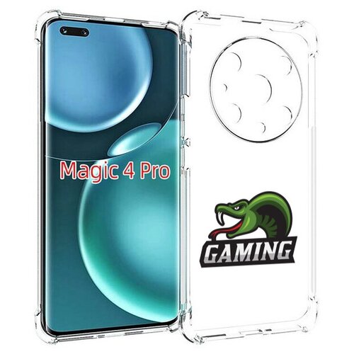 Чехол MyPads Gaming-3 для Honor Magic4 Pro / Magic4 Ultimate задняя-панель-накладка-бампер