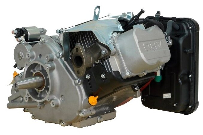 Двигатель бензиновый Loncin LC196FD (23л.с., 622куб. см, конусный вал, ручной и электрический старт, для генератора) - фотография № 4