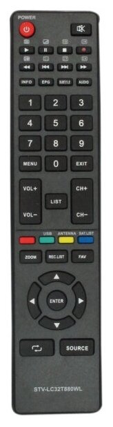 Пульт для телевизора DEXP 28A3000 (возможны разные варианты пультов, друг друга не заменяющие)