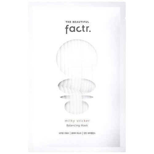 The Beautiful Factr Milky sticker balancing mask, 28 г