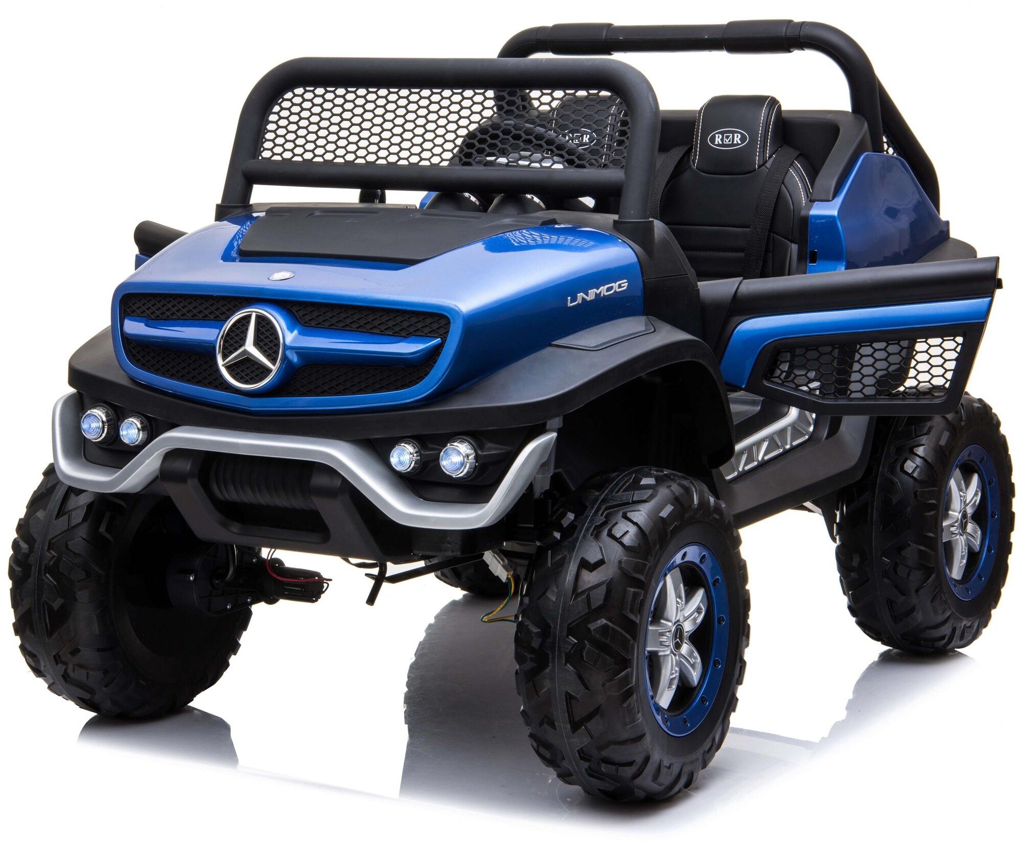 Детский электромобиль RiverToys Mercedes-Benz Unimog Concept P555BP 4WD Синий глянец