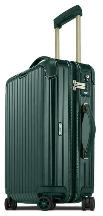 Чемодан RIMOWA, поликарбонат, зеленый