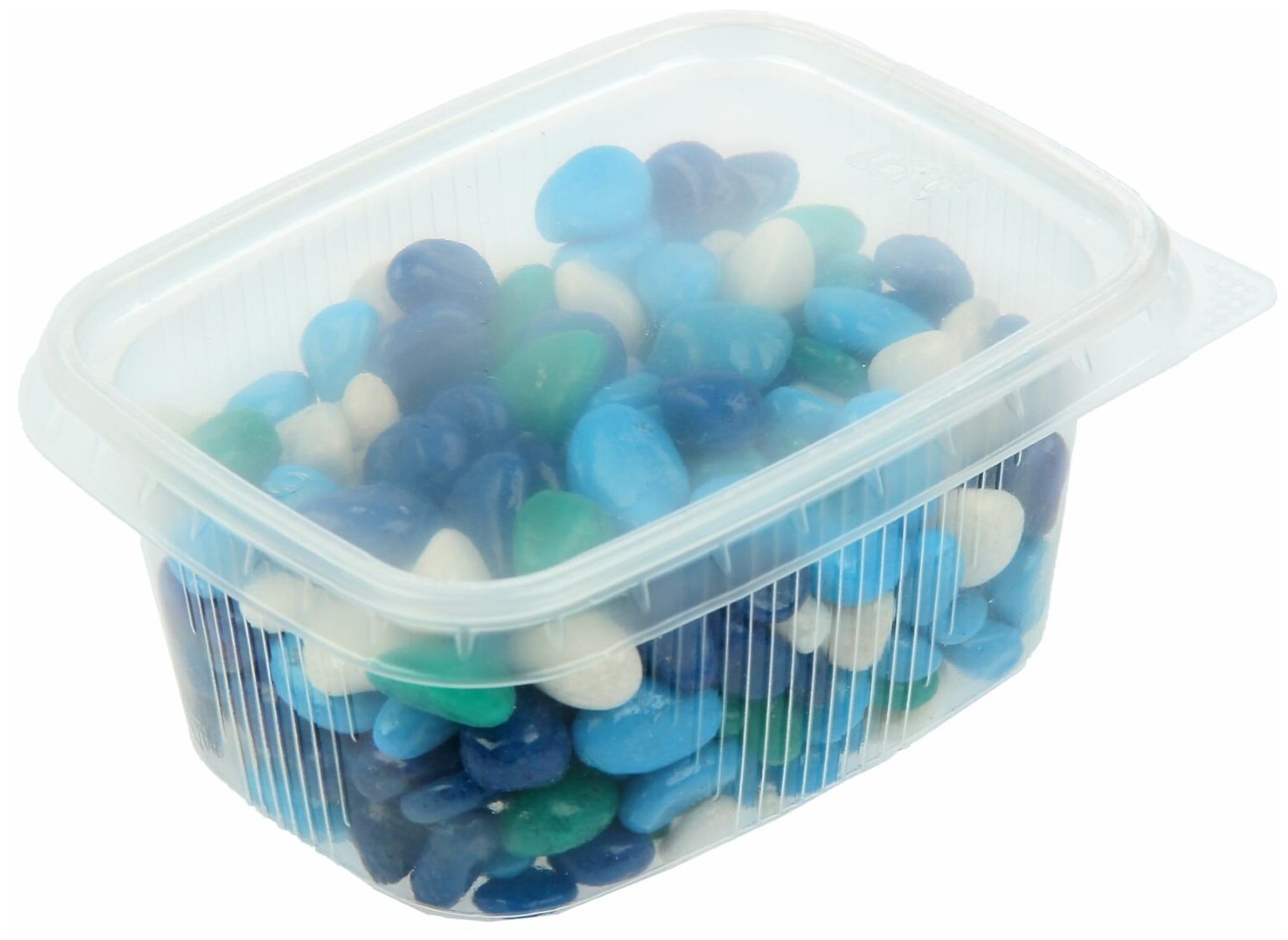 Грунт для аквариума (5-10 мм) голубой-синий-белый-бирюзовый 350 г