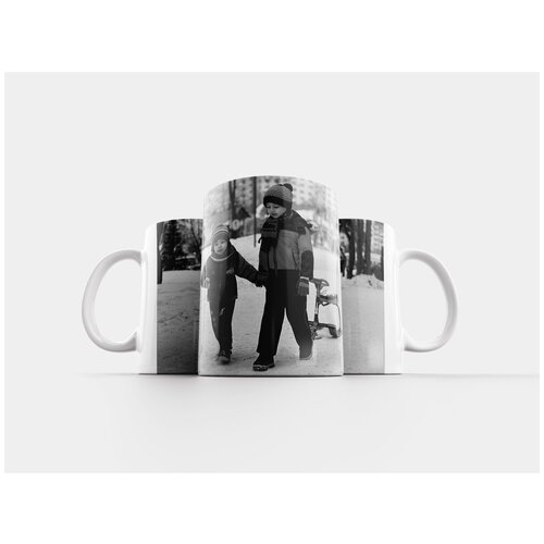 фото Кружка "люди, снег, зима" 320 мл lotsprints