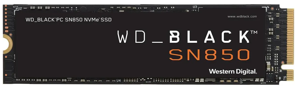 Жесткий диск SSD M.2 WD_Black SN850 2Tb (WDS200T1X0E)