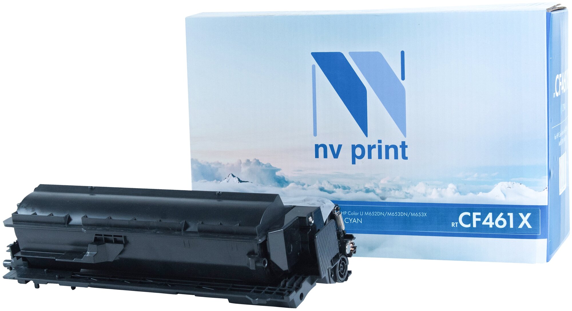Картридж NV Print совместимый CF461X Cyan для HP Color Laser Jet M652DN/M653DN/M653X (22000k)