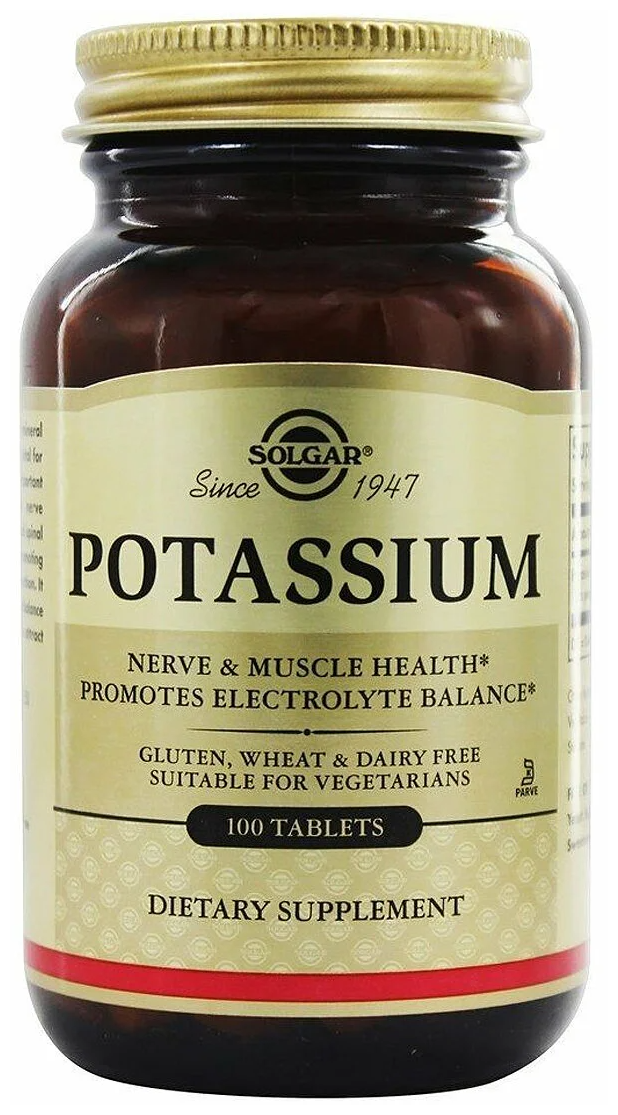 Solgar Potassium таб.