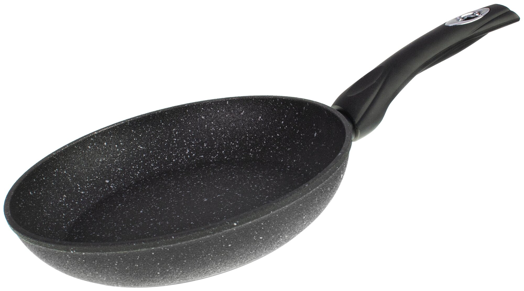 Сковорода PROFFI KITCHEN PKT0160, BLACK STONE из алюминия с антипригарным покрытием 24 см