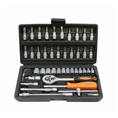 Набор инструмента 46 пр. 4-14мм (1/4