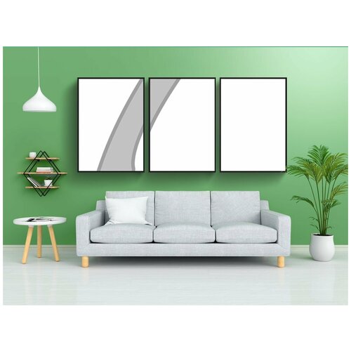 фото Набор модулных постеров для интерьера "ятаган, кусочек, меч" 60x90 см. в тубусе, без рамки lotsprints