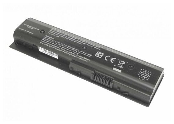 Аккумулятор для ноутбука Amperin для HP DV6-7000 DV6-8000 (HSTNN-LB3N) 5200mAh OEM черная