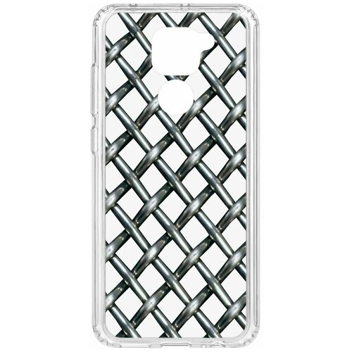 фото Чехол на xiaomi redmi note 9 kruche print стальная сетка / чехол для xiaomi / чехол с рисунком / чехол с принтом / чехол для ксяоми / чехол для хаоми / бампер на сяоми / чехол накладка для ксяоми / противоударная накладка для xiaomi redmi mi / защита для redmi / защита на mi / cиликоновый чехол для xiaomi redmi / пластиковый чехол на ксиаоми / защитный чехол для хаоми / чехольчик / защита телефона / ударопрочный чехол кruче