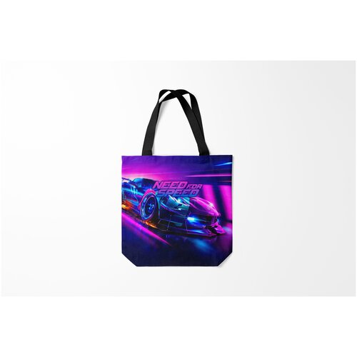 фото Сумка-шоппер / 40х40 см / геймерам / nfs need for speed burnettie