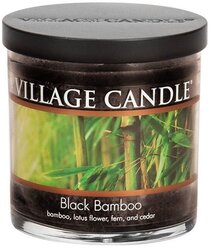 Ароматическая свеча Village Candle "Чёрный бамбук", стакан, маленькая