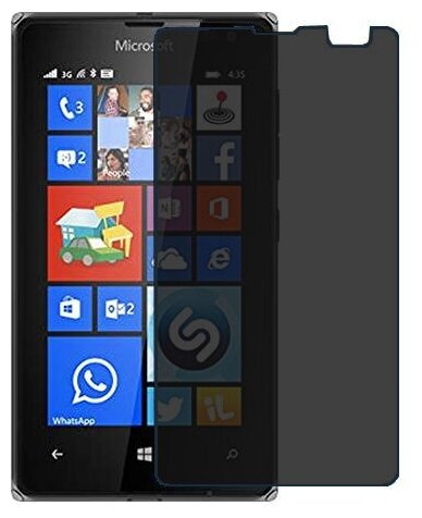Microsoft Lumia 435 защитный экран пленка гидрогель конфиденциальность (силикон) Одна штука