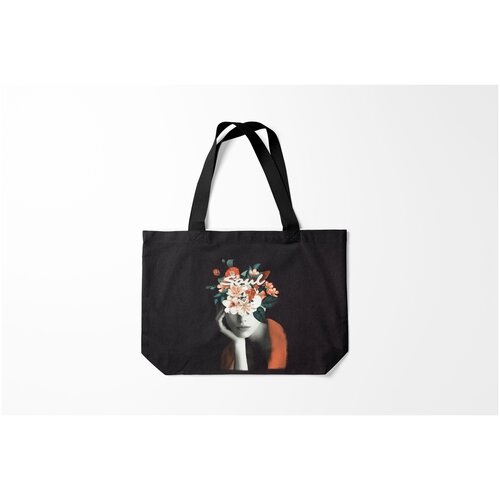 фото Сумка-шоппер / 46х35 см / праздники / 8 марта soul burnettie