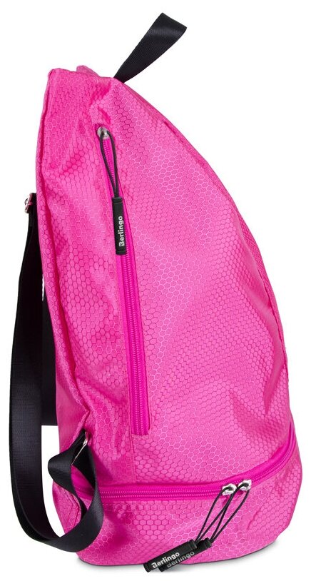Мешок-сумка Berlingo MS1051 Classic pink 1 карман и отделение для обуви 39х28х19см