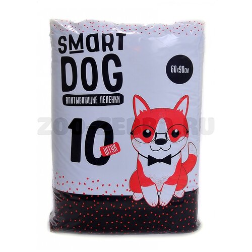 Smart Dog Впитывающие пеленки для собак 60*90, 10 шт, 0,2 кг