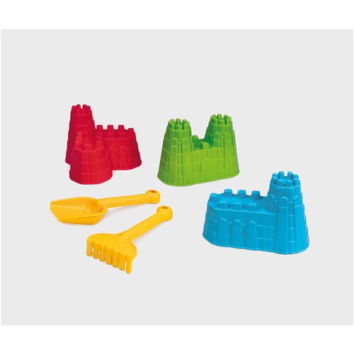 Набор для песочницы Marioinex, 902646, «Замок», 3 мини замка, лопатка,грабли