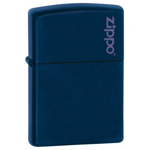 ZIPPO Classic с покрытием Navy Matte, латунь/сталь, синяя, матовая, 38x13x57 мм