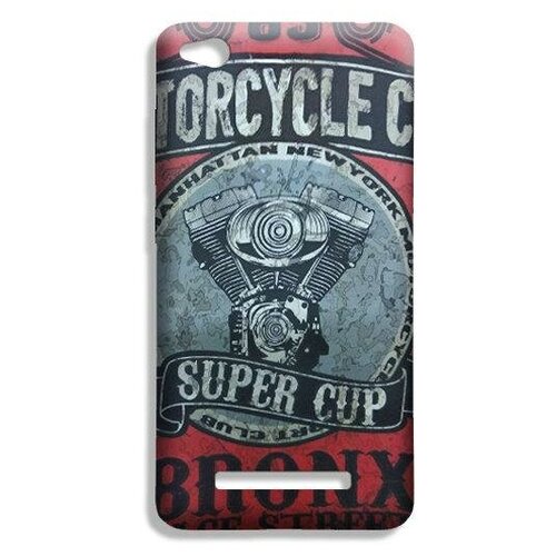 фото Чехол бампер для xiaomi redmi 4a 5a go "bronxmotorcycle duxducis