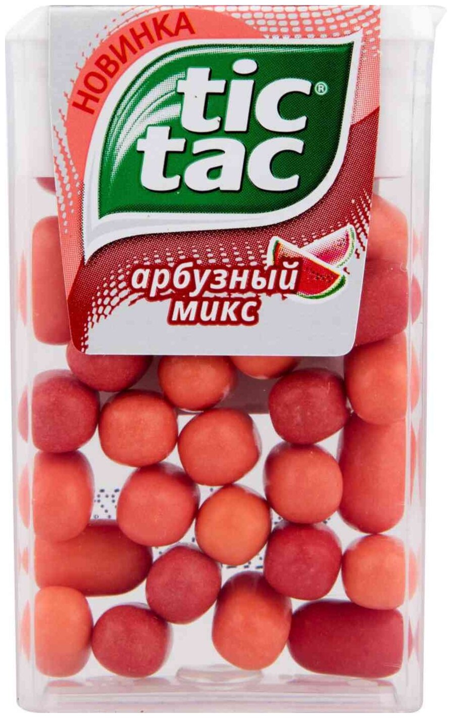 Драже Tic Tac Арбузный Микс, 16 г - фотография № 1