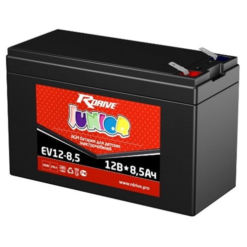 Мото аккумулятор RDRIVE Junior EV12-8,5 аккумулятор exegate gp1272