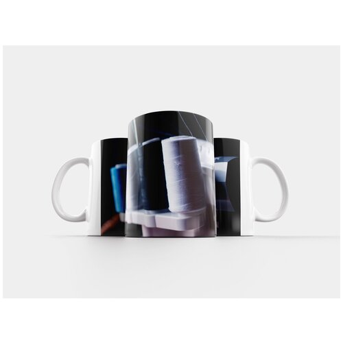 фото Кружка "шитье, потоки, швейная машина" 320 мл lotsprints