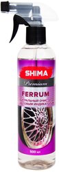 Очиститель дисков автомобиля SHIMA Premium FERRUM РН- нейтральный очиститель с цветовым индикатором 500 мл. (очиститель колесных