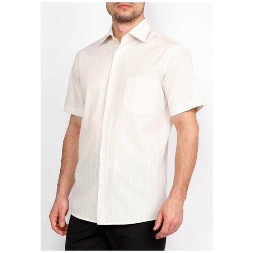 Рубашка GREG, размер 174-184/37, бежевый рубашка greg размер 174 184 37 оранжевый