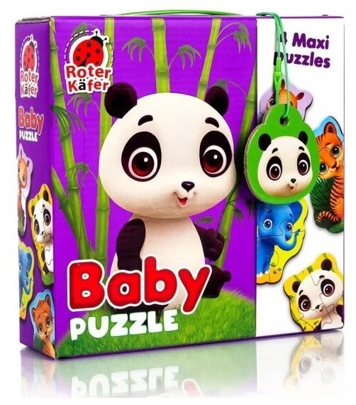 Пазл Roter Kafer Baby puzzle MAXI Зоопарк RK1210-02