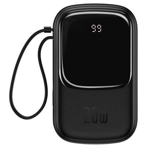 Внешний аккумулятор Baseus Power Bank Qpow Digital Display 20000mAh 20W Black PPQD-H01 255100₽