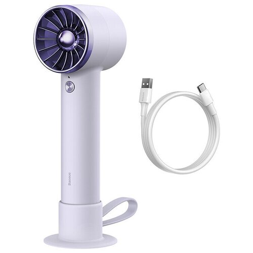 Настольный вентилятор Baseus Flyer Turbine Handheld Fan High Capacity (4000mAh) Type-C Output Line White (ACFX010102)